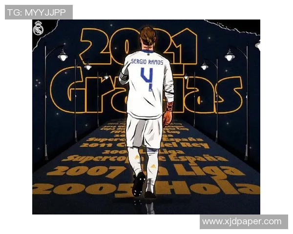 以拉莫斯为中心绘制一幅展现激情与力量的足球明星人物画作